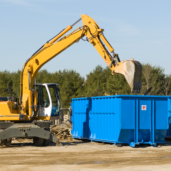 how many times can i have a residential dumpster rental emptied in Baker